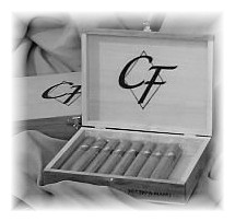 Art shot of box of cigars